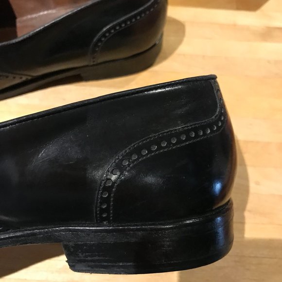 Vintage Bruno Magli Men's Leather Loafers with Tassels Size 10 - Picture 12 of 12